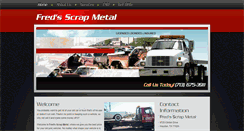 Desktop Screenshot of fredsscrapmetal.com